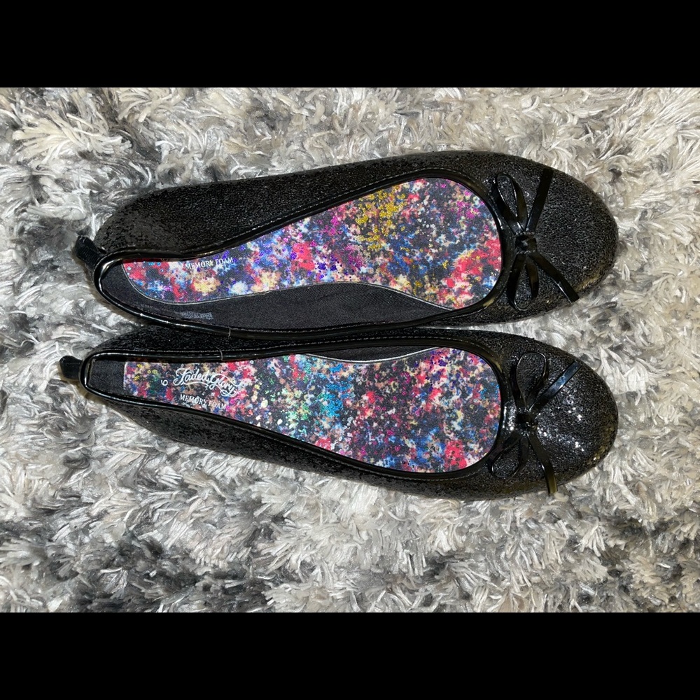 Girls Sequin Ballet Flats